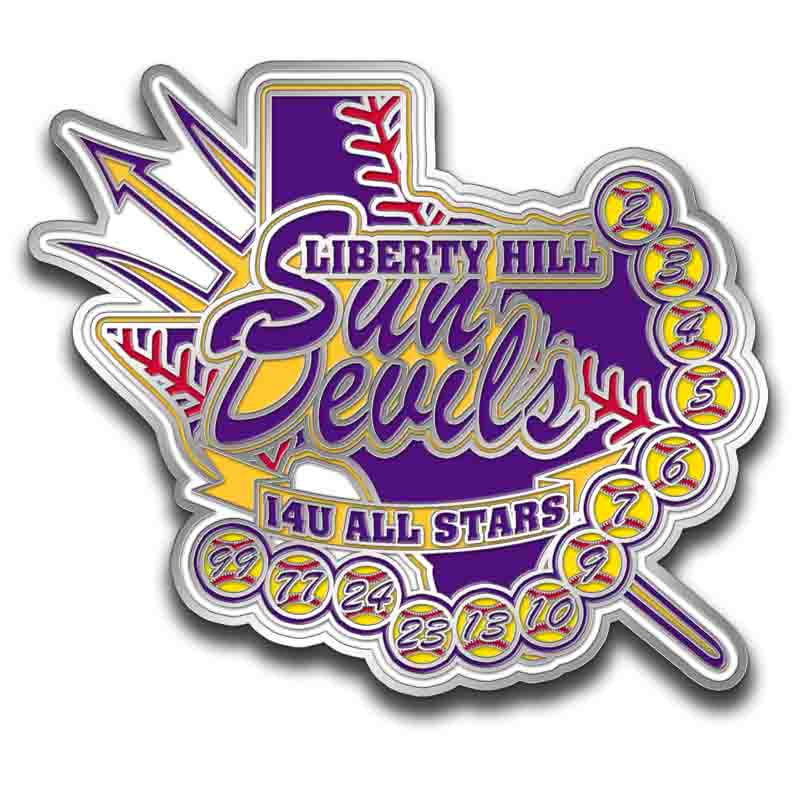 Silver Metal Tradingpin form eztradingpins.com