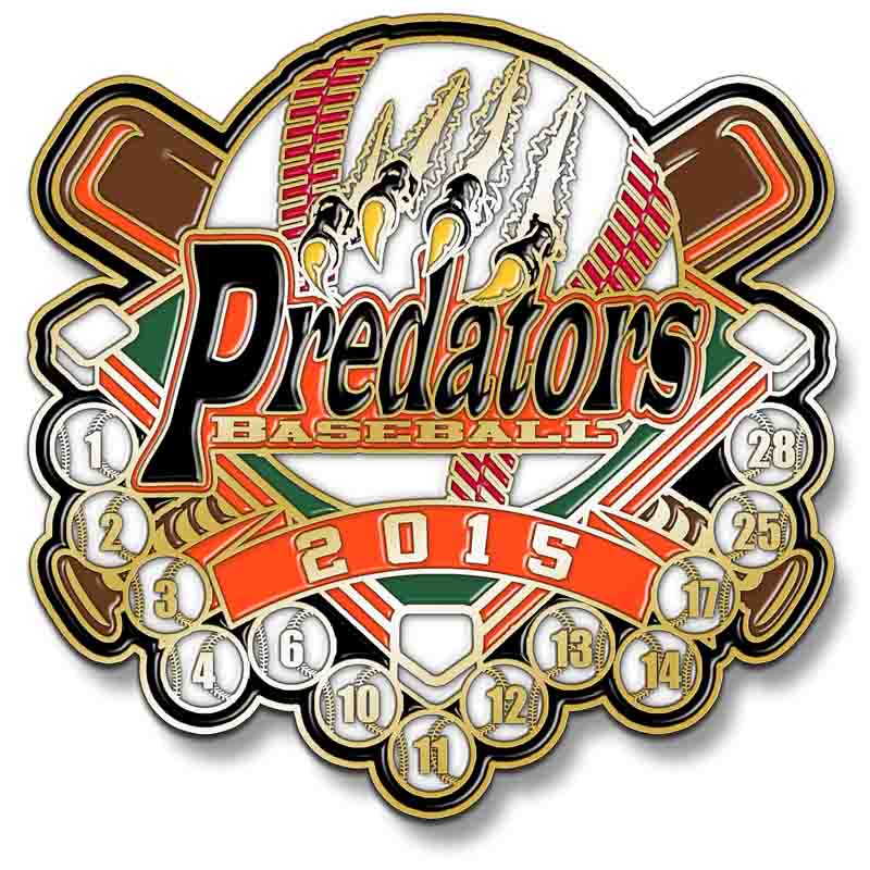 Gold Metal Tradingpin from eztradingpins.com