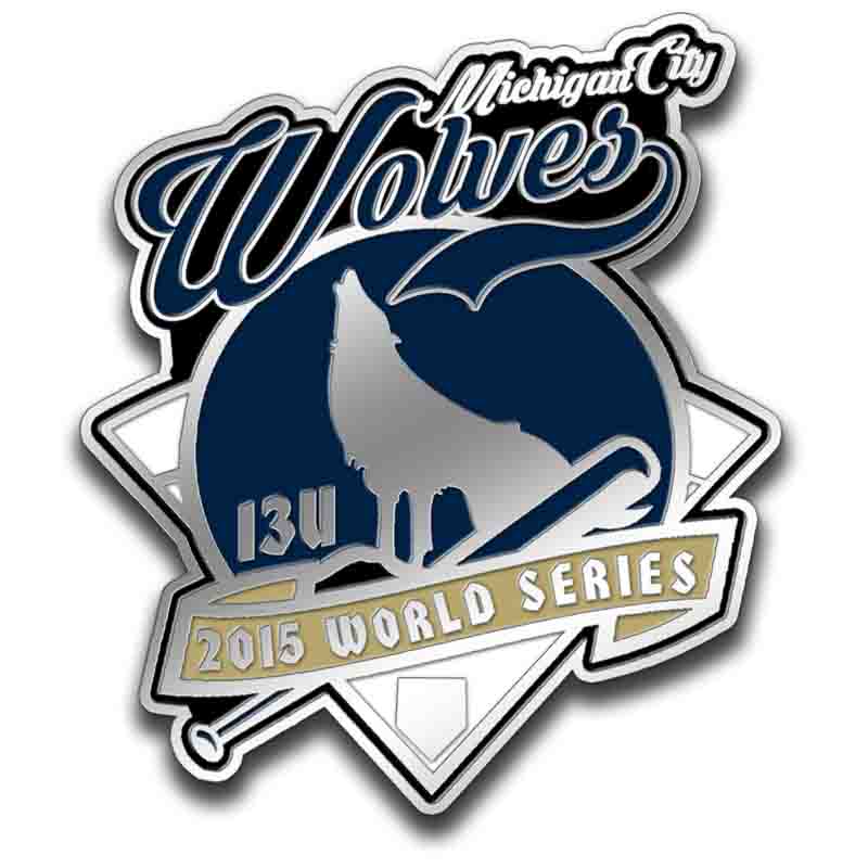 Silver Metal Tradingpin from eztradingpins.com