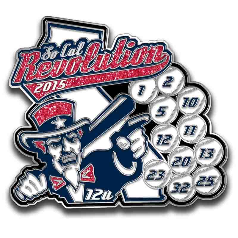 Silver Metal Tradingpin from eztradingpins.com