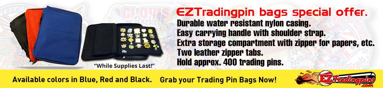 Pin Bags Banner from eztradingpins.com